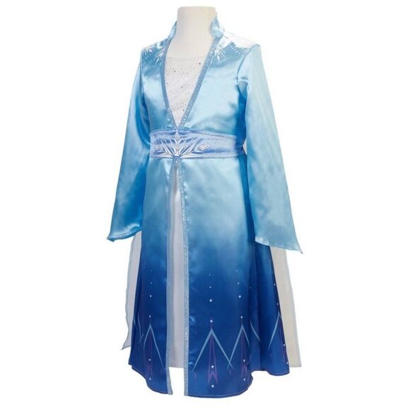 ❄️ Disney Frozen 2 Elsa Adventure Travel Dress for Child size 4-6x - Picture 4 of 8